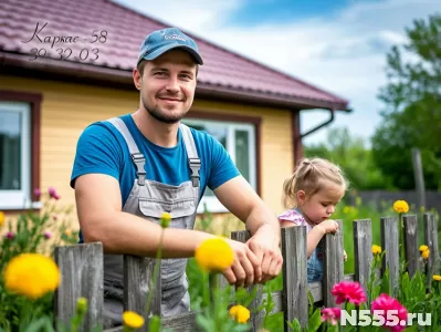 Строительство каркасных домиков на Каланче в Арбеково